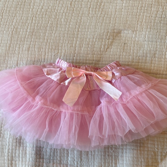 Popatu Other - Popatu Blush Tulle Skirt with Satin Bow